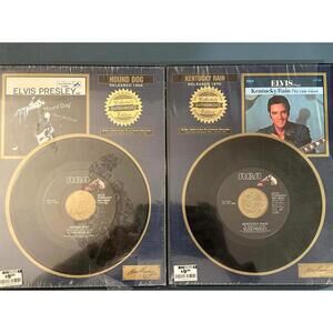 Elvis Presley Collector's Vinyl Records - Kentucky Rain & Hound Dog (SR567)